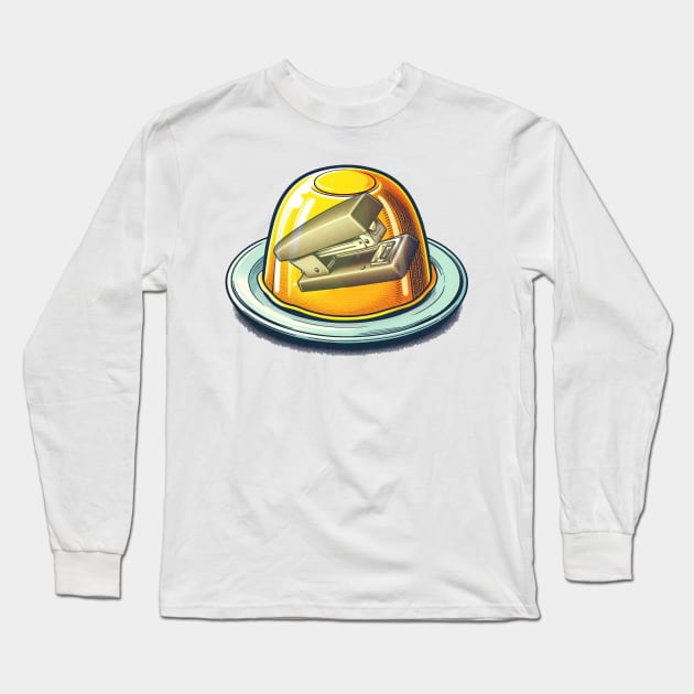 Stapler in Jello Long Sleeve T-Shirt by DankFutura